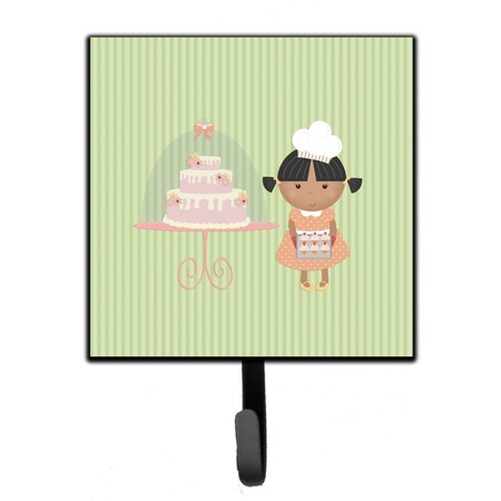 Jensendistributionservices Cake Baker African American Green Leash or Key Holder MI1712596